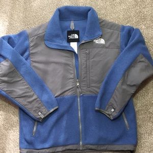 NorthFace blue fleece jacket